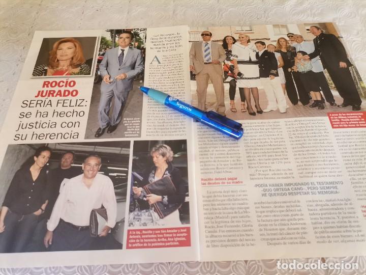 Coleccionismo de Revistas y Peri&oacute;dicos: ROC&Iacute;O JURADO 3 PAG. REVERSO JOAN MANUEL SERRAT Y JOAQU&Iacute;N SABINA RECORTE REVISTA 2007