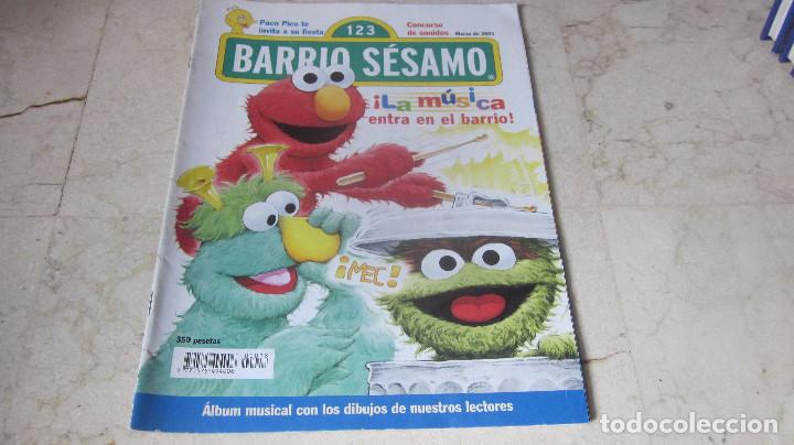 Coleccionismo de Revistas y Peri&oacute;dicos: REVISTA BARRIO SESAMO 123 - MARZO 2001 - &iexcl;LA M&Uacute;SICA ENTRA EN EL BARRIO!