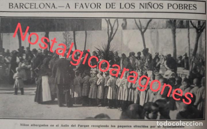 Colecionismo de Revistas e Jornais: Barcelona As&iacute;lo del Parque ni&ntilde;os pobres foto revista 191X