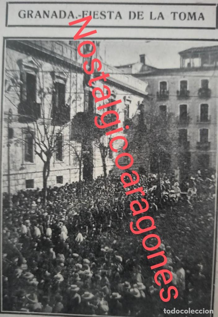 Collectionnisme de Revues et Journaux: Granada fiesta de La Toma foto revista 191X