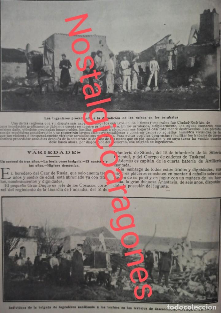 Colecionismo de Revistas e Jornais: Ciudad Rodrigo Salamanca despu&eacute;s inundaci&oacute;n Foto revista 191X