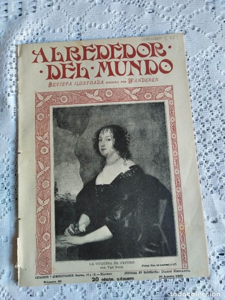 Coleccionismo de Revistas y Peri&oacute;dicos: ALREDEDOR DEL MUNDO. A&Ntilde;O 1900. N&ordm; 65. UNA LONJA EN LA EDAD MEDIA. LOS COLORES Y LOS OJOS........LEER