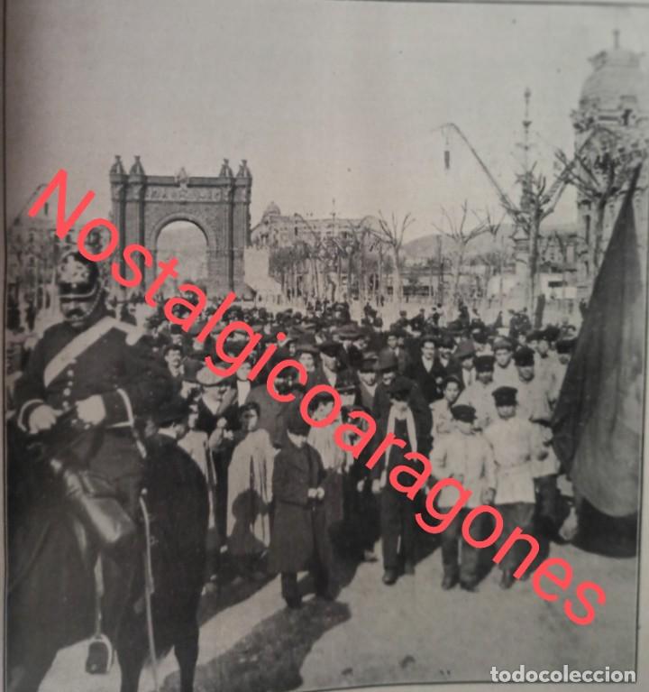 Collectionnisme de Revues et Journaux: Barcelona manifestaci&oacute;n ciegos y sordo mudosfoto revista 191X