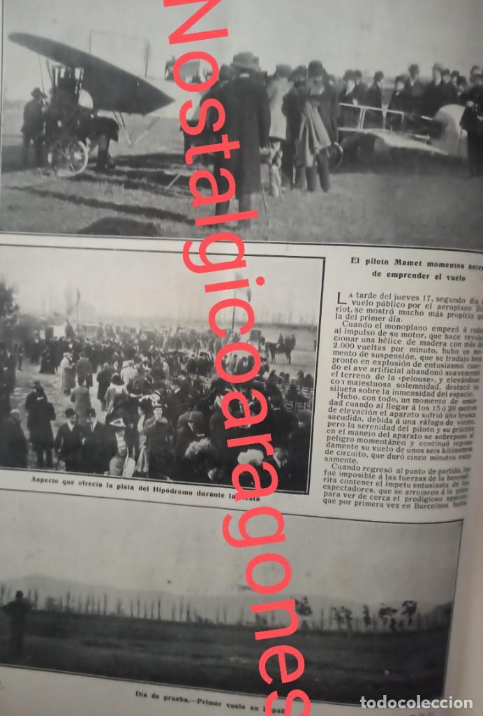 Sammeln von Zeitschriften und Zeitungen: Barcelona Aviaci&oacute;n exhibici&oacute;n Mamet hip&oacute;dromo foto revista 191X