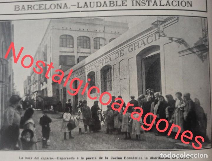 Colecionismo de Revistas e Jornais: Barcelona calle Arg&uuml;elles barrio Gracia cocina econ&oacute;mica foto revista 191X