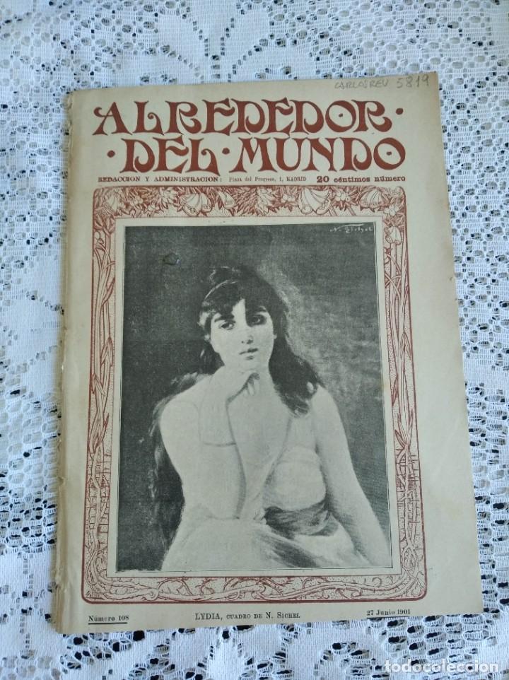 Collezionismo di Riviste e Giornali: ALREDEDOR DEL MUNDO. A&Ntilde;O 1901. N&ordm; 108. ESCENAS MARROQU&Iacute;ES. LOS RAYOS X COMO FUERZA. DIBUJOS ES..LEER