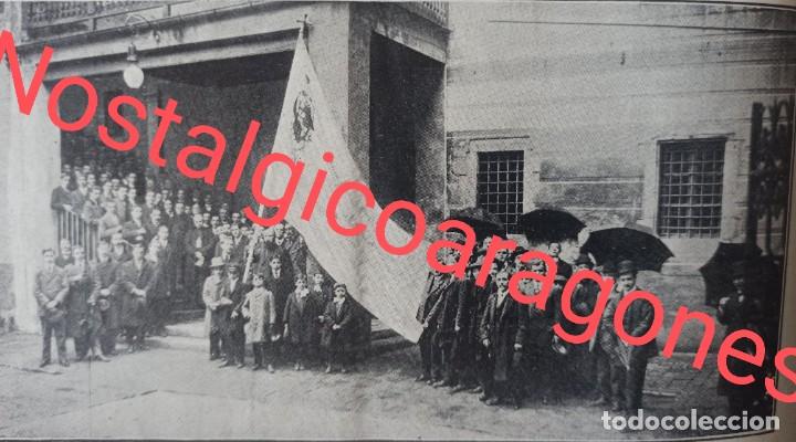 Collectionnisme de Revues et Journaux: Barcelona bendici&oacute;n bandera dependientes empleados comercio foto revista 191X