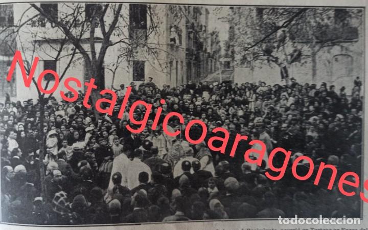 Collectionnisme de Revues et Journaux: Tortosa primera piedra monumento Manuel Domingo Sol Foto revista 191X