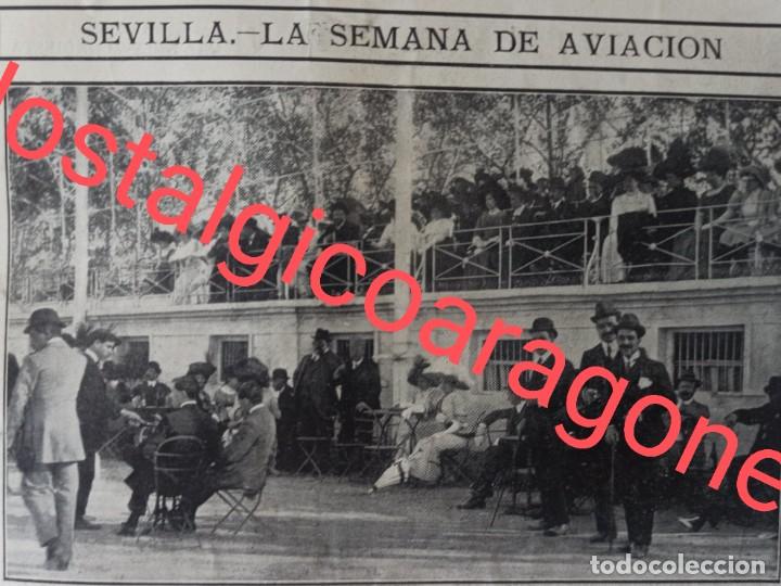 Coleccionismo de Revistas y Peri&oacute;dicos: Sevilla Semana Aviaci&oacute;n aer&oacute;dromo Foto revista 191X