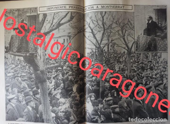Sammeln von Zeitschriften und Zeitungen: Peregrinaci&oacute;n Montserrat discurso Jose Parellada Foto revista 191X