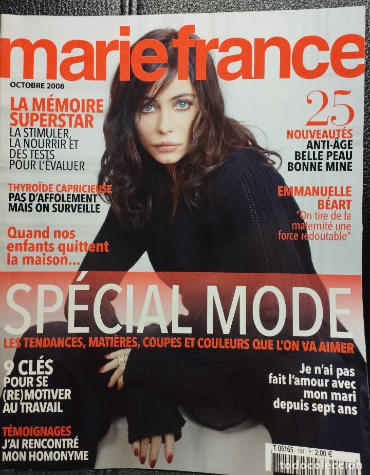 Coleccionismo de revistas y peri&oacute;dicos: EMMANUELLE BEART - MARIE FRANCE - REVISTA - FRANCIA - OCTUBRE 2008 - EXCELENTE