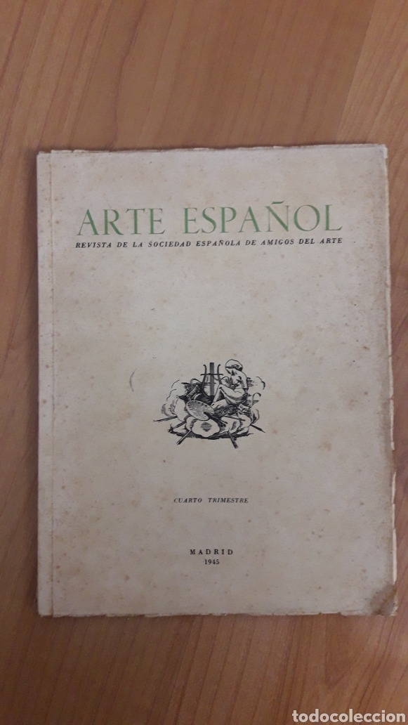 Collezionismo di Riviste e Giornali: ARTE ESPA&Ntilde;OL. REVISTA DE LA SOCIEDAD ESPA&Ntilde;OLA DE AMIGOS DEL ARTE. CUARTO TRIMESTRE 1945