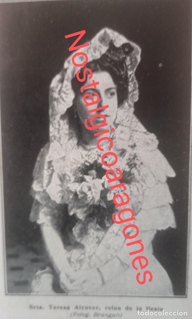 Collectionnisme de Revues et Journaux: Barcelona juegos florales reina Srta Teresa Alcover Foto revista 191X