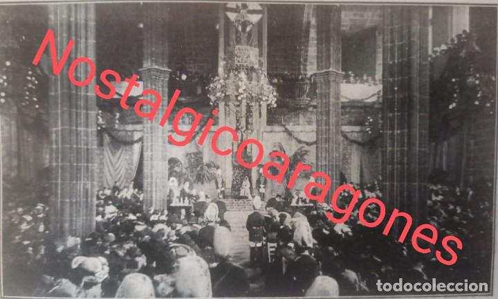 Collectionnisme de Revues et Journaux: Barcelona juegos florales Casa Lonja y busto V&iacute;ctor Balaguer Foto revista 191X