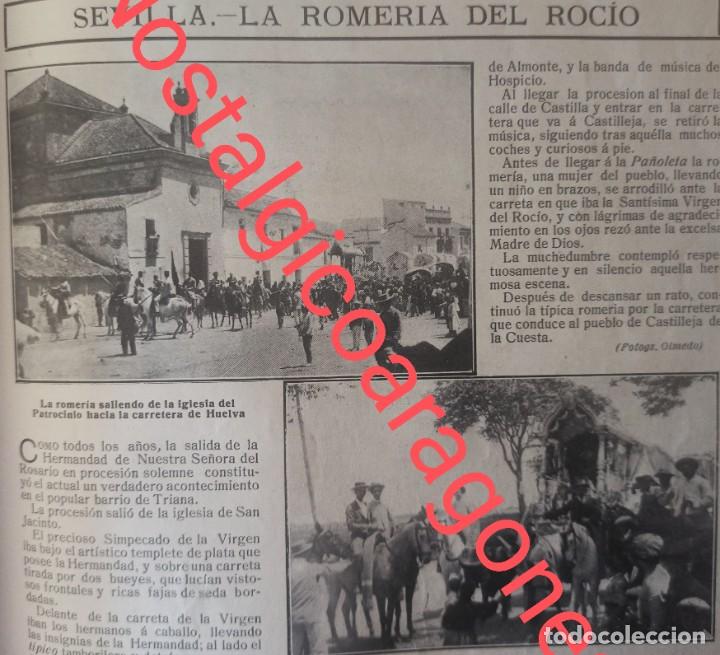 Sammeln von Zeitschriften und Zeitungen: Sevilla Romer&iacute;a del Roc&iacute;o Foto revista 191X