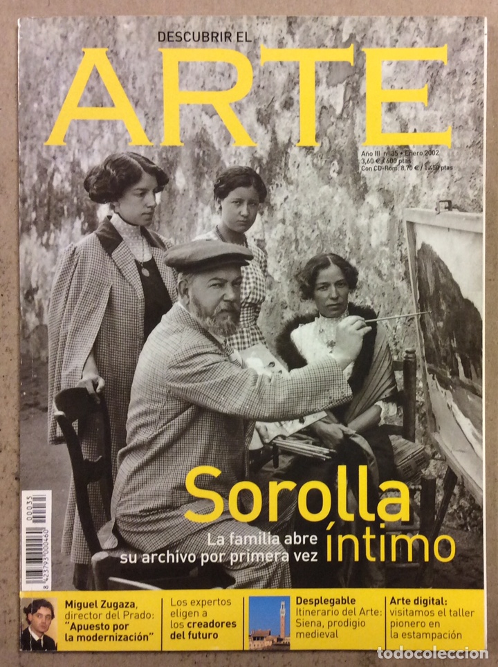 Colecionismo de Revistas e Jornais: DESCUBRIR EL ARTE N&deg; 35 (2002). SOROLLA, MIGUEL ZUGAZA,... VER SUMARIO EN FOTOGRAF&Iacute;AS