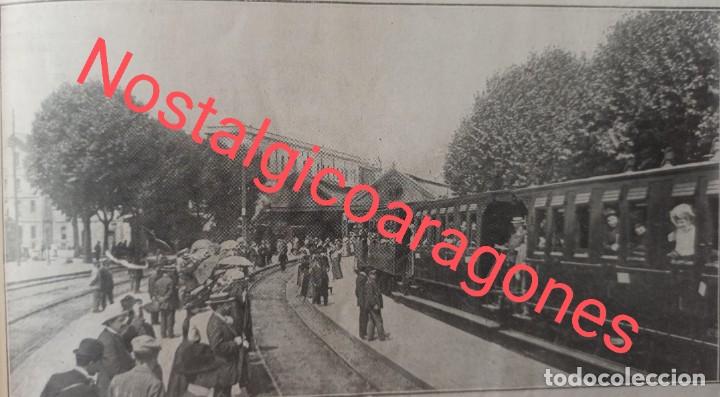 Collectionnisme de Revues et Journaux: Barcelona estaci&oacute;n de Francia rumbo Lourdes Foto revista 191X