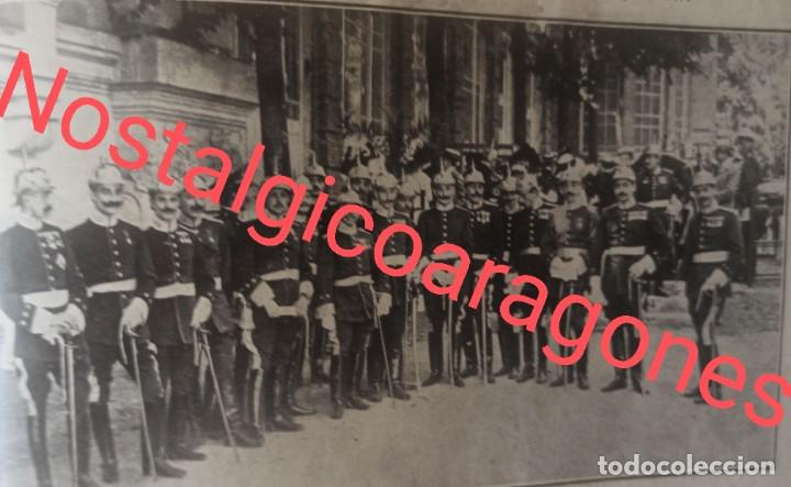 Sammeln von Zeitschriften und Zeitungen: Madrid capitanes ejercito reci&eacute;n ascendidos Foto revista 191X