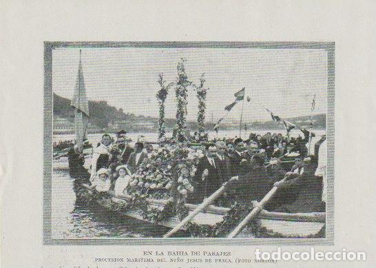 Coleccionismo de revistas y peri&oacute;dicos: * BAH&Iacute;A DE PASAJES * Procesi&oacute;n mar&iacute;tima del Ni&ntilde;o Jes&uacute;s de Praga - 1919