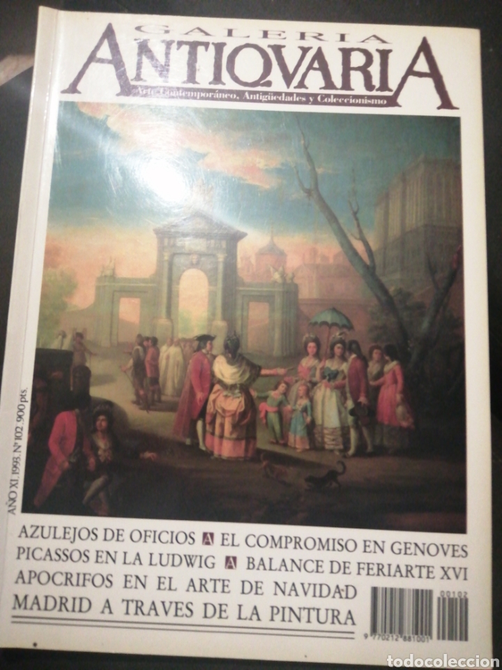 Colecionismo de Revistas e Jornais: REVISTA GALER&Iacute;A ANTIQUARIA. AZULEJOS DE OFICIOS. PICASSOS EN LUDWIG, ETC..