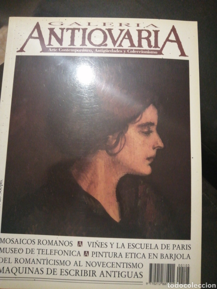 Colecionismo de Revistas e Jornais: REVISTA GALER&Iacute;A ANTIQUARIA, MOSAICOS ROMANOS M&Aacute;QUINAS DE ESCRIBIR ANTIGUAS