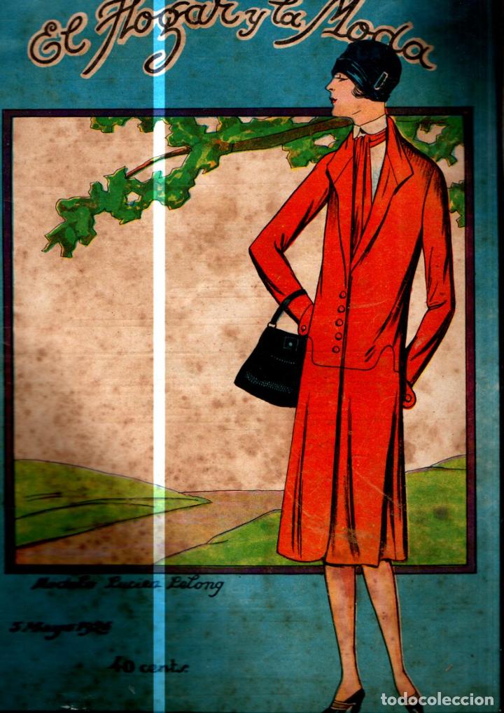 Coleccionismo de revistas y peri&oacute;dicos: EL HOGAR Y LA MODA 5 MAYO 1926 -CON LA HOJA CENTRAL EN COLOR