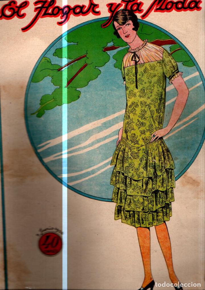 Coleccionismo de revistas y peri&oacute;dicos: EL HOGAR Y LA MODA 25 JUNIO 1926 -CON LA HOJA CENTRAL EN COLOR