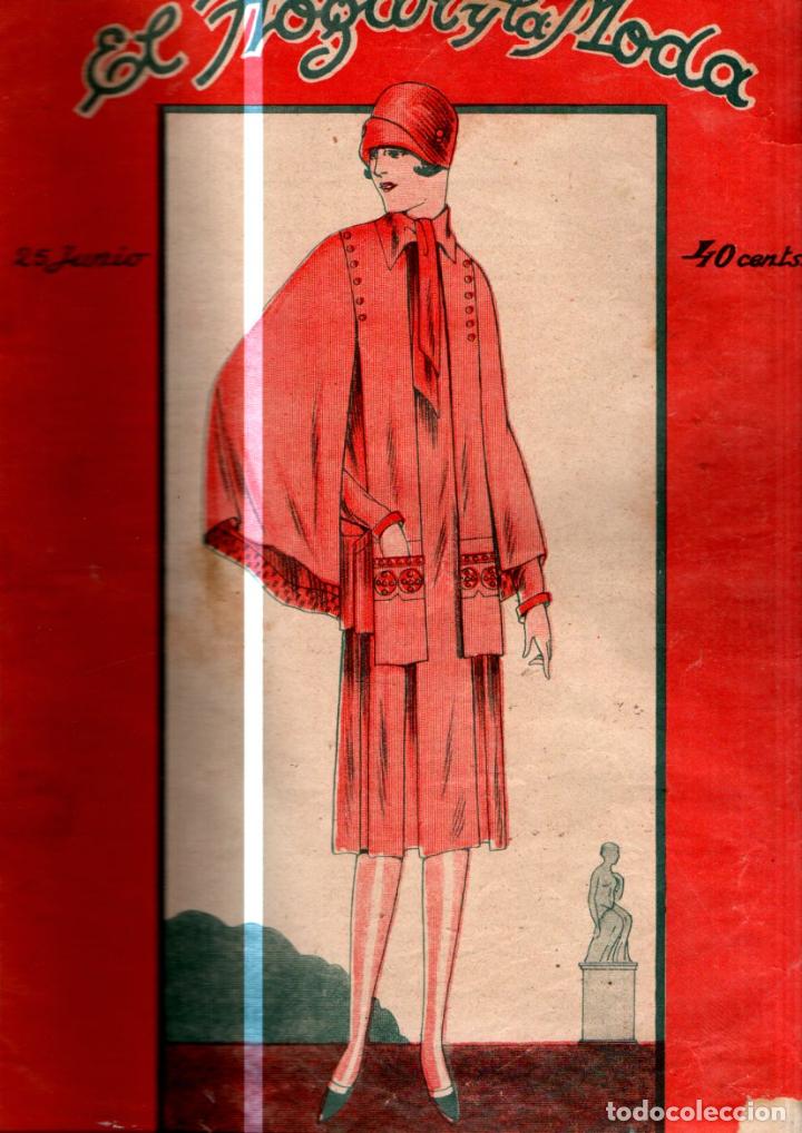Coleccionismo de revistas y peri&oacute;dicos: EL HOGAR Y LA MODA 25 JUNIO 1926 -CON LA HOJA CENTRAL EN COLOR