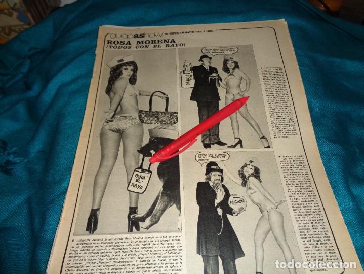 Coleccionismo de Revistas y Peri&oacute;dicos: RECORTE : GUAPAS SHOW : ROSA MORENA. AS COLOR, OCTBRE 1972#)