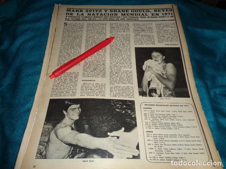 Coleccionismo de Revistas y Peri&oacute;dicos: RECORTE : MARK SPITZ Y SHANE GOULD, REYES NATACION MUNDIAL EN 1971. AS COLOR, OCTBRE 1972#)