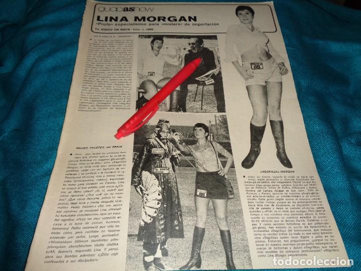 Coleccionismo de Revistas y Peri&oacute;dicos: RECORTE : GUAPAS SHOW : LINA MORGAN. AS COLOR, OCTBRE 1972#)