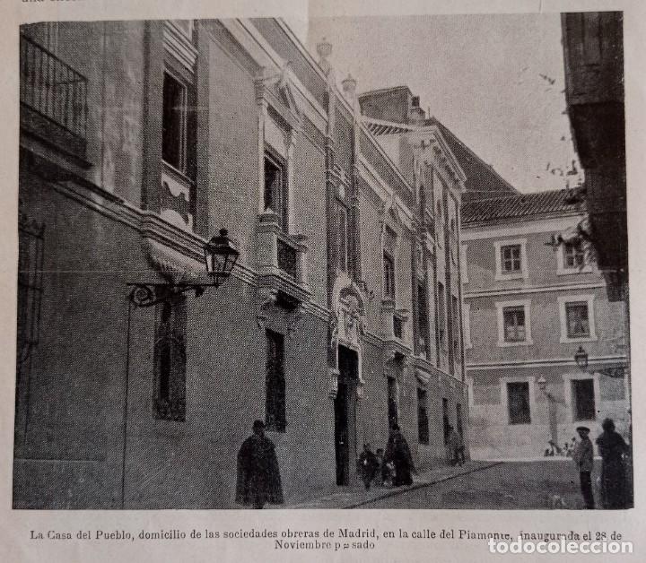 Coleccionismo de revistas y peri&oacute;dicos: FERNANDO LACOMTE-MAESTROS HUESCA-DUQUE ALEJO-VICTORIANO SARDOU-PIO X-MORET-SACAMUELAS .