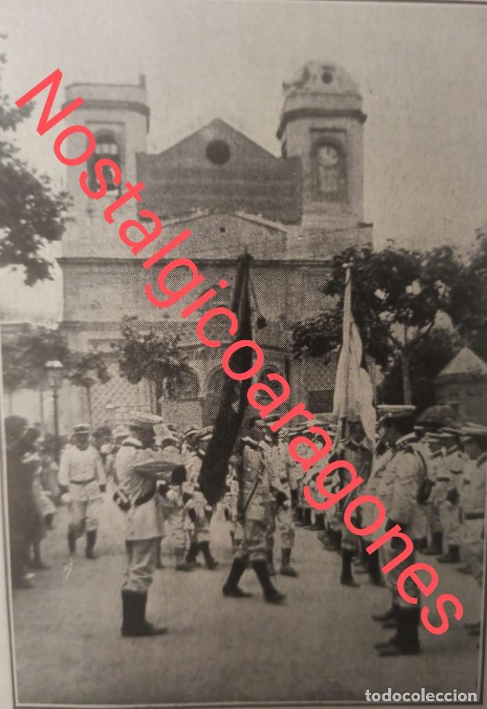 Collectionnisme de Revues et Journaux: Barcelona Cruz Roja bendici&oacute;n bandera Bonanova Foto revista 191X