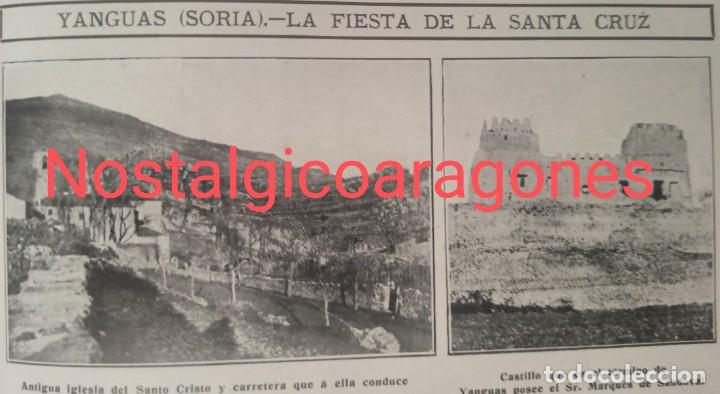 Sammeln von Zeitschriften und Zeitungen: Yanguas Soria fiesta Sta Cruz Foto revista 191X