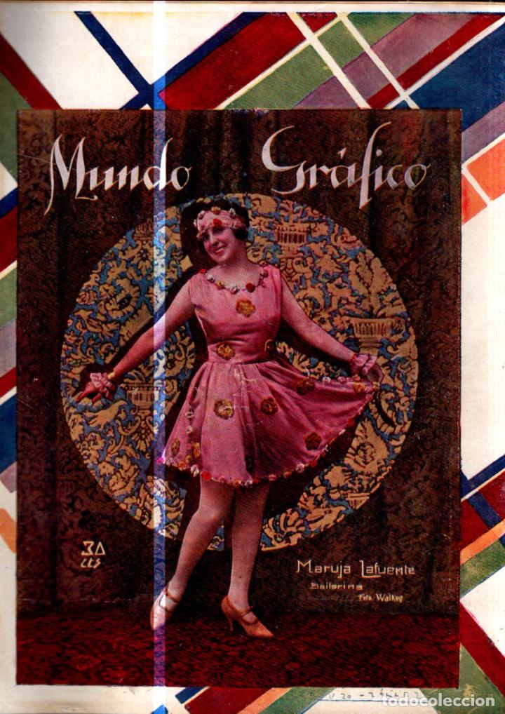 Coleccionismo de Revistas y Peri&oacute;dicos: MUNDO GR&Aacute;FICO N&ordm; 726 - SEPTIEMBRE 1925 - GUERRA COLONIAL DE MARRUECOS - MARUJA LAFUENTE