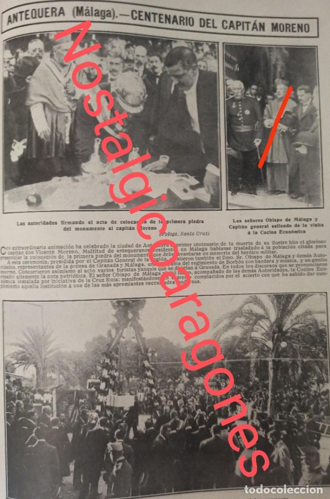 Sammeln von Zeitschriften und Zeitungen: Antequera M&aacute;laga centenario Capit&aacute;n MorenoFoto revista 191X