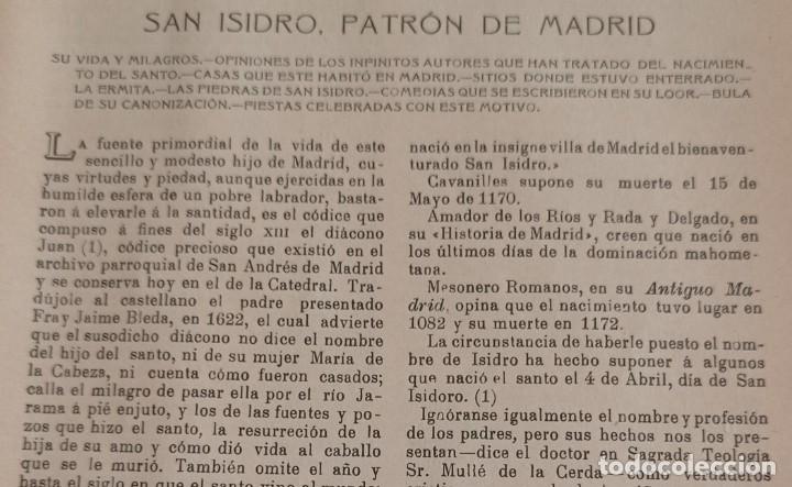 Coleccionismo de Revistas y Peri&oacute;dicos: SAN ISIDRO-PATRON DE MADRID .