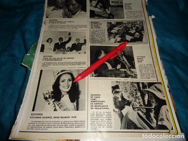 Coleccionismo de Revistas y Peri&oacute;dicos: RECORTE : ROCIO JURADO, A PUNTO DE MORIR. SYLVANA SUAREZ, MISS MUNDO 1978. SEMANA, ENERO, 1979(#)