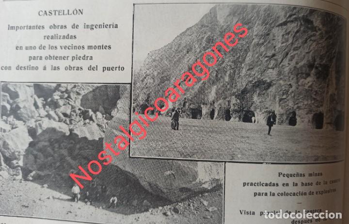 Coleccionismo de Revistas y Peri&oacute;dicos: Castell&oacute;n obras ingenier&iacute;a cantera piedra obras puerto Foto revista 191X