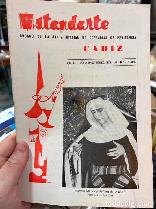 Coleccionismo de Revistas y Peri&oacute;dicos: REVISTA ESTANDARTE - SEMANA SANTA DE CADIZ - A&Ntilde;O X - OCTUBRE-NOVIEMBRE 1972 - N&ordm;107