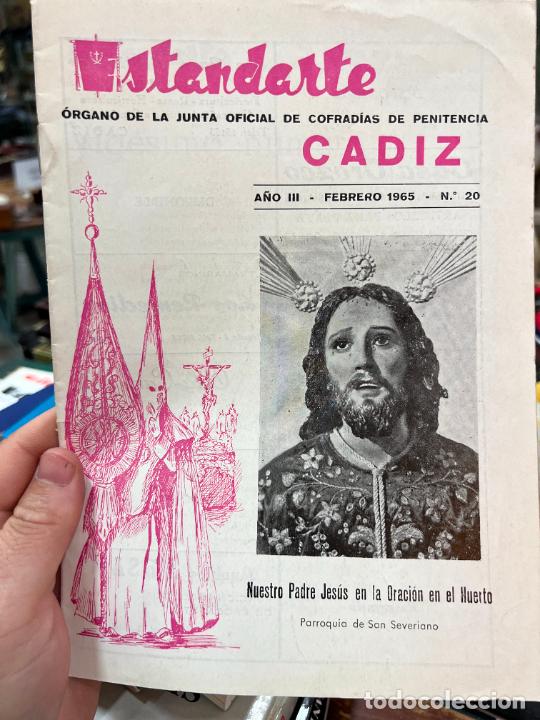 Coleccionismo de Revistas y Peri&oacute;dicos: REVISTA ESTANDARTE - SEMANA SANTA DE CADIZ - A&Ntilde;O III - FEBRERO 1965 - N&ordm;20