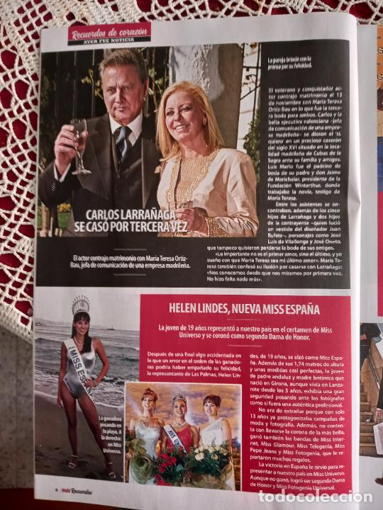 Collection Magazines and Newspapers: carlos larra&ntilde;aga helen lindes miss espa&ntilde;a