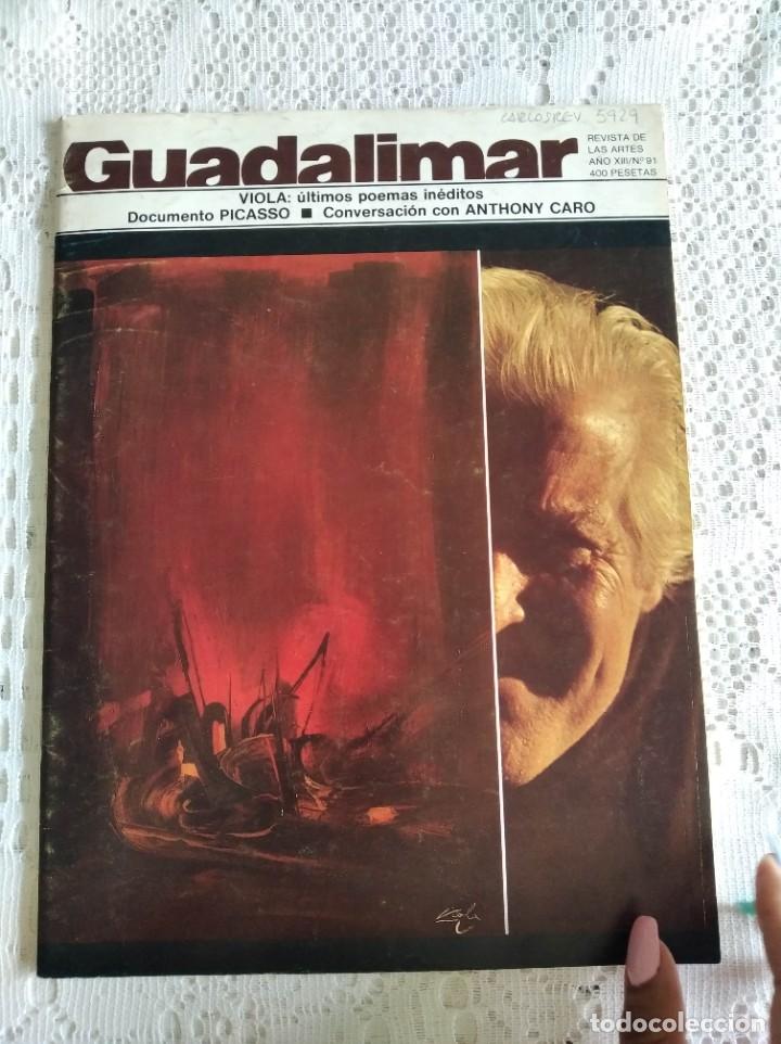 Sammeln von Zeitschriften und Zeitungen: REVISTA GUADALIMAR. N&ordm; 91. MAR-ABR 1987. EVARISTO GUERRA. DOCUMENTO: PICASSO. LIBROS ESCOGIDOS..LEER