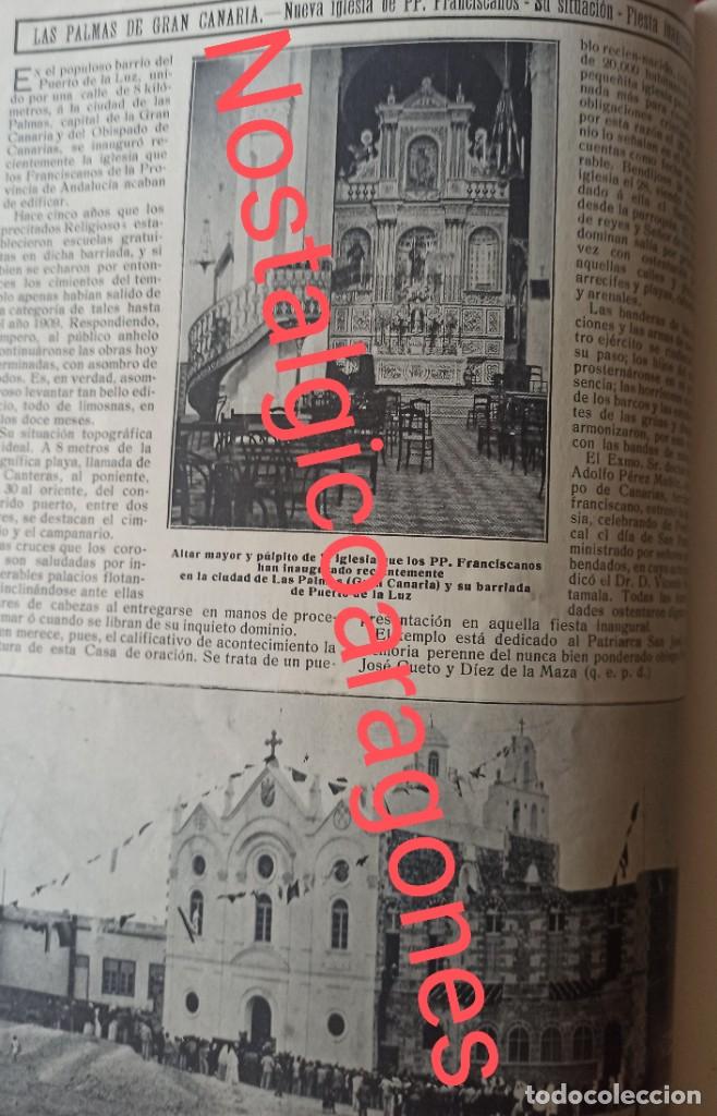 Collection Magazines and Newspapers: las Palmas Canarias inauguraci&oacute;n nueva iglesia franciscano foto revista 191X