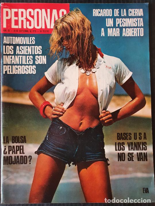 Colecionismo de Revistas e Jornais: REVISTA PERSONAS N&ordm; 99 - A&Ntilde;O 1975 - PATRICIA HEARST INES PALOU