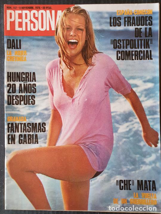 Coleccionismo de revistas y peri&oacute;dicos: REVISTA PERSONAS N&ordm; 157 - A&Ntilde;O 1976 - DALI LOS FANTASMAS EN GABIA HUNGRIA 20 A&Ntilde;OS DESPUES
