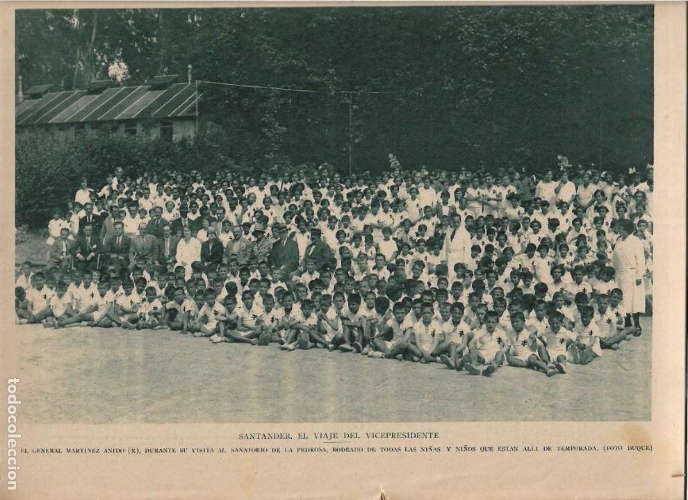 Collection Magazines and Newspapers: A&Ntilde;O 1927 SANATORIO LA PEDROSA NI&Ntilde;OS MONUMENTO BOLIVAR VIZCAYA TENIENTE CEBALLOS VIC NUEVO OBISPO