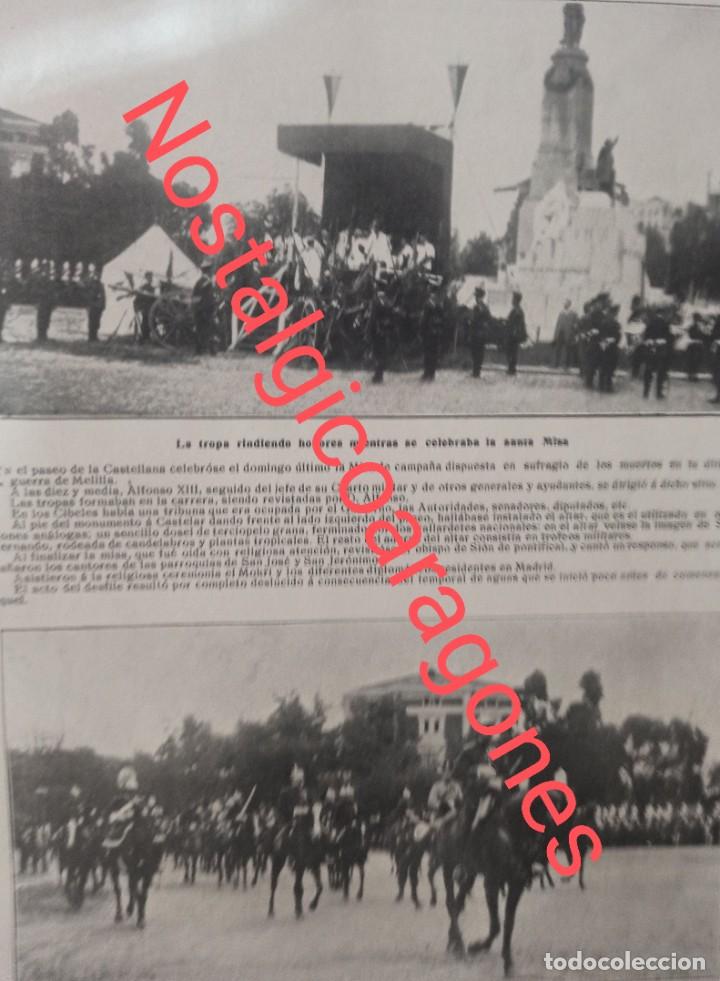 Sammeln von Zeitschriften und Zeitungen: Madrid Musa Campa&ntilde;a Paseo Castellana D. Alfonso foto revista 191X