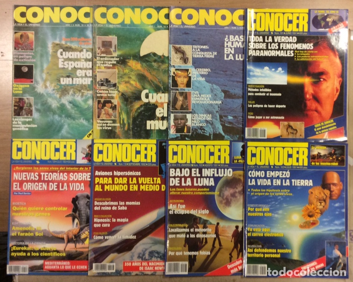 Collection Magazines and Newspapers: CONOCER LA VIDA Y EL UNIVERSO. LOTE DE 8 REVISTAS. N&deg; 10, 12, 15, 101, 102, 103, 116 y 126