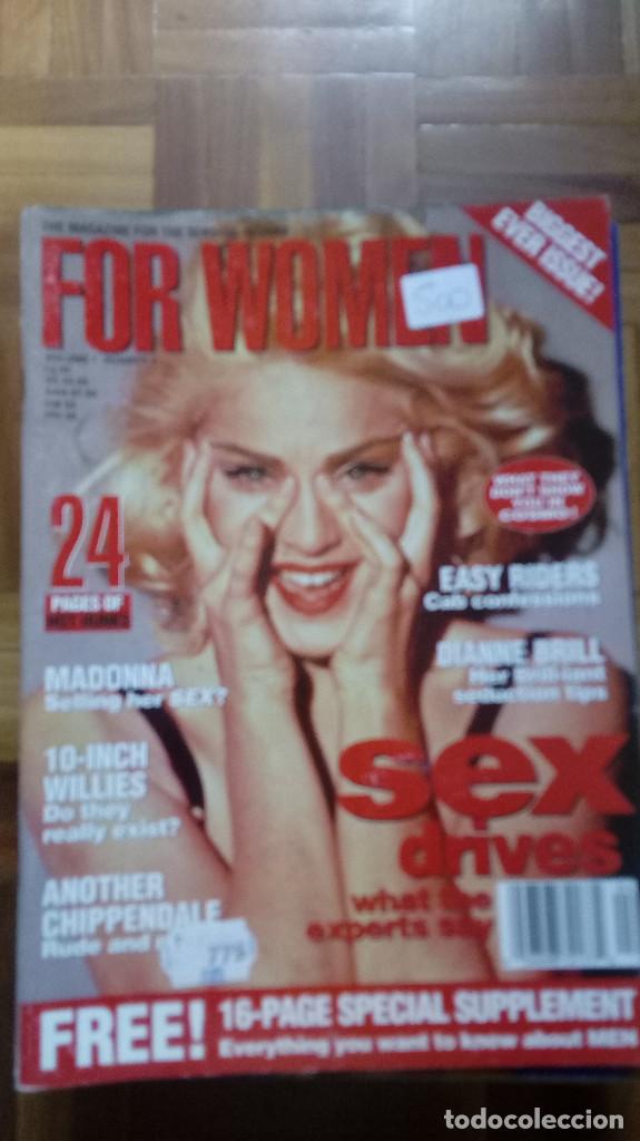Coleccionismo de Revistas y Peri&oacute;dicos: For women revista inglesa desnudos masculinos n&uacute;mero 4 portada Madonna